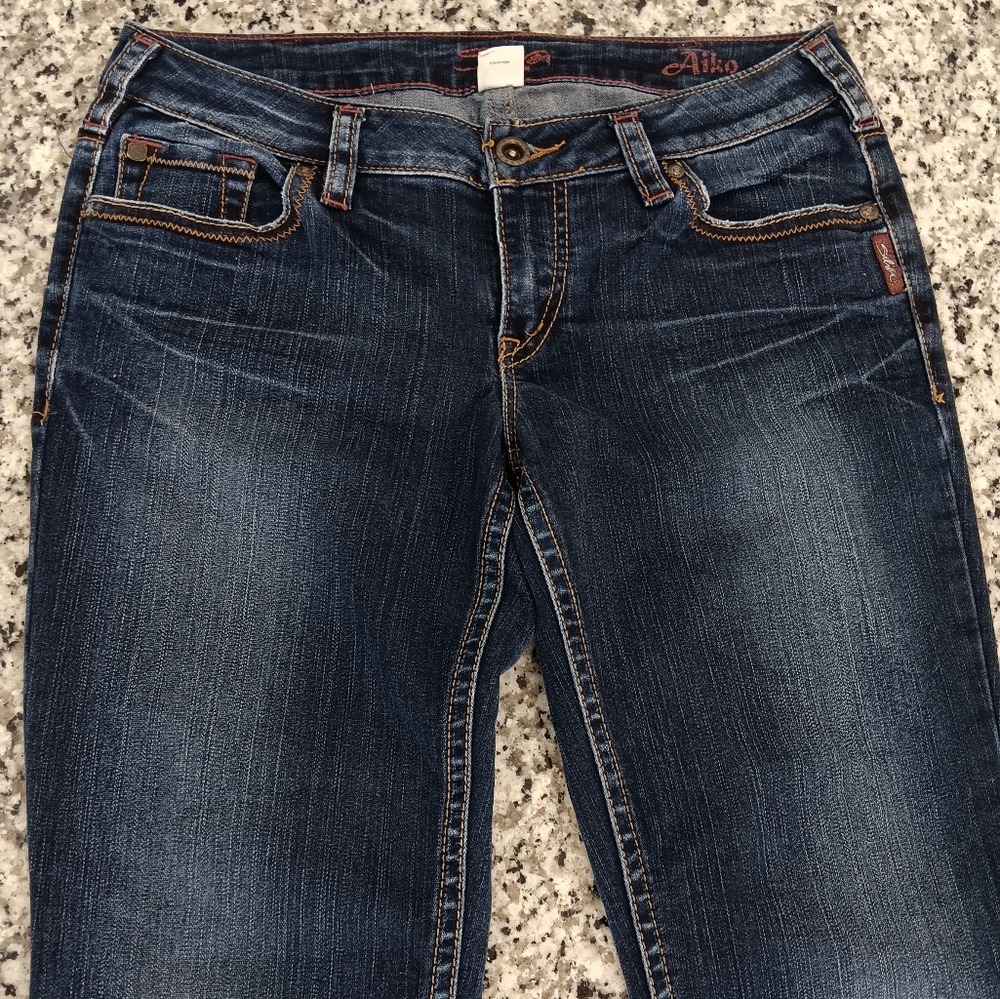 Silver Aiko Flare blue jeans - Picture 2 of 13